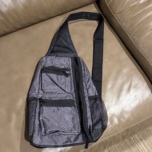 Thirty-One Charcoal Sling Backpack